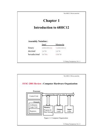 Chapter 1 : Introduction to the HC12 Microcontroller - EngSoc
