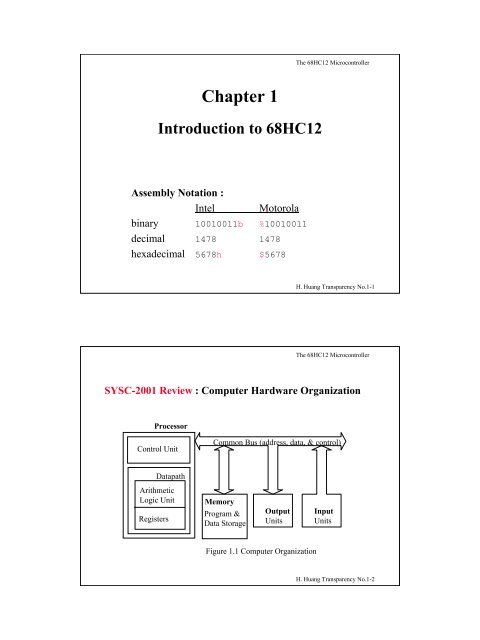 Chapter 1 : Introduction to the HC12 Microcontroller - EngSoc