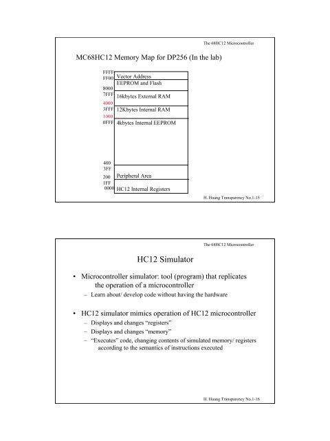 Chapter 1 : Introduction to the HC12 Microcontroller - EngSoc