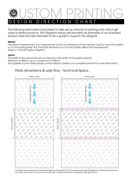 Wrapping paper size outlet