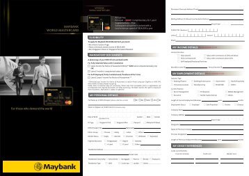 (Residence) (Office) - Maybank