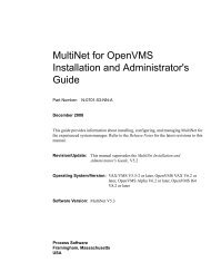 Installation & Administrator's Guide - Process Software