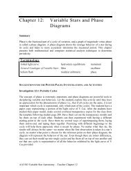 Chapter 12: Variable Stars and Phase Diagrams - AAVSO