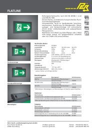 Leuchten - PER Flucht- und Rettungsleitsysteme GmbH