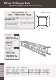 HD34 / FD34 Square Truss - Eurotruss