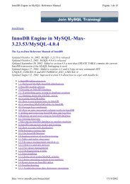 InnoDB Engine in MySQL-Max- 3.23.53/MySQL-4.0.4