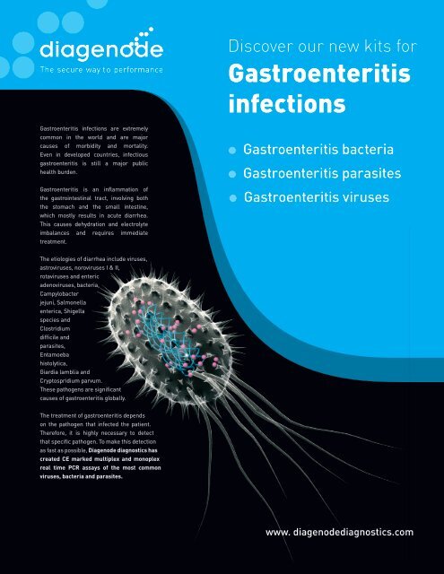 Gastroenteritis infections - Diagenode Diagnostics