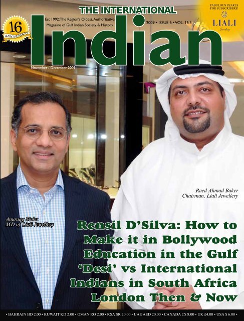 Rensil D'Silva: How to Make it in Bollywood Education in the Gulf ...