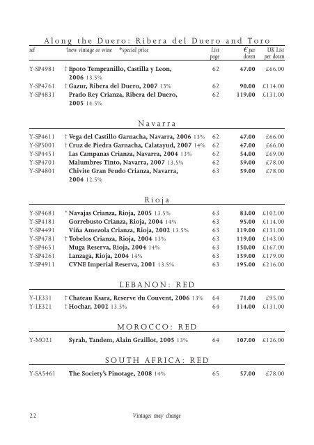 montreuil list - The Wine Society