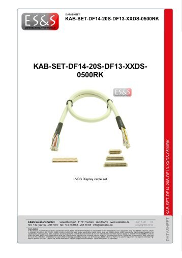 KAB-SET-DF14-20S-DF13-XXDS-0500RK - ES&S Solutions GmbH