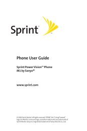 Using Your Phone's Voice Services - Sprint Cell Phone Deals ...