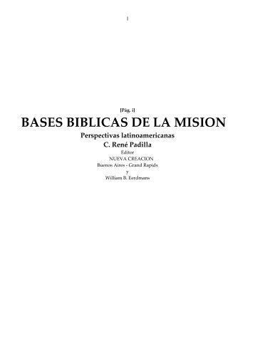 C._Rene_Padilla_-_Bases_Biblicas_De_La_Mision ...