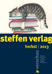 vorschau herbst 2013 - Steffen Verlag