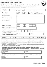 application form for free travel pass