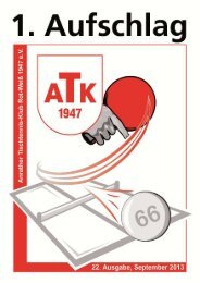 22. Ausgabe, September 2013 - Anrather Tischtennis-Klub Rot-Weiß ...