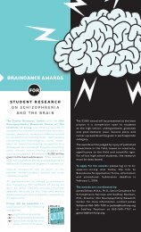 BrainDance Brochure 2006.pdf - Olin Neuropsychiatric Research ...
