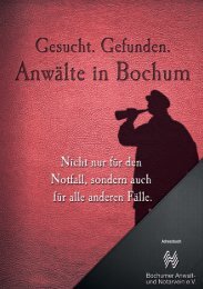 Adressbuch - Bochumer Anwalt