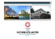 43rd Annual General Meeting - Guthrie GTS Ltd