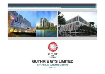 43rd Annual General Meeting - Guthrie GTS Ltd