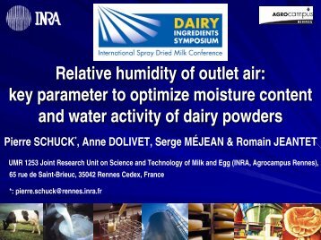 Relative Humidity of Outlet Air - InnovateWithDairy.com