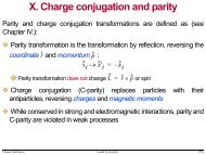 Chapter 10 - Particle Physics