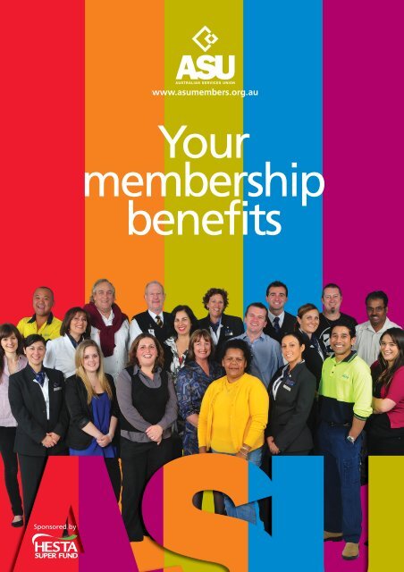 Click here to download your membership benefits booklet. - ASU NSW
