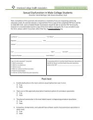 Complete the Post-test and Evaluation Form - American College ...