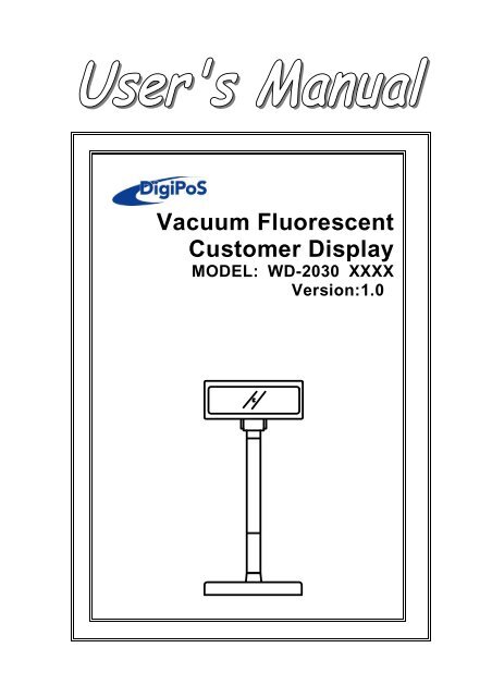 Vacuum Fluorescent Customer Display - Pointofsale.nl