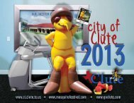 Link to 2013 City of Clute Calendar - loaded with information about ...