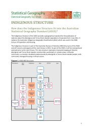ASGS Indigenous Structure - Australian Bureau of Statistics
