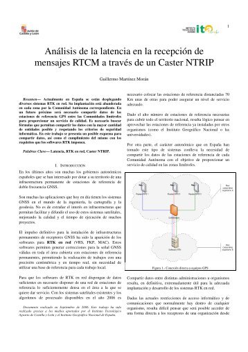 AnÃ¡lisis de la latencia en la recepciÃ³n de mensajes RTCM a travÃ©s ...