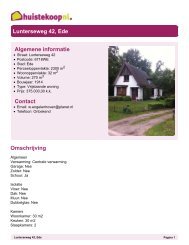 Brochure - Huis te koop