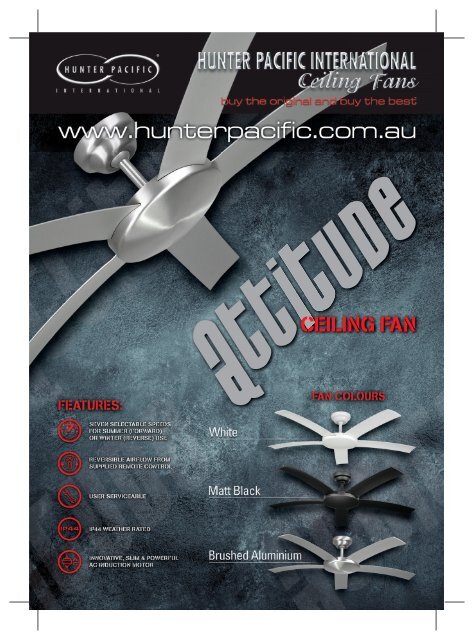 Attitude Brochure_HunPac Concept2 A4 Flyer - Hunter Pacific