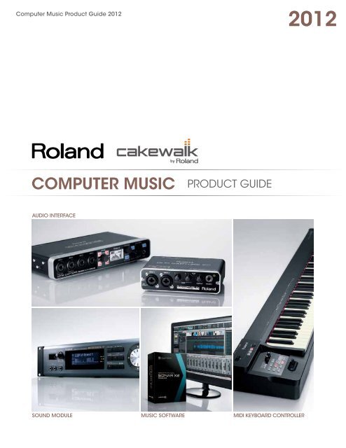 Computer Music Product Guide 2012 - Roland