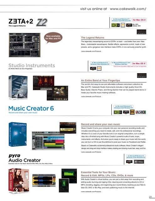 Computer Music Product Guide 2012 - Roland