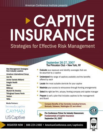 captive insurance - Reinsurance Focus