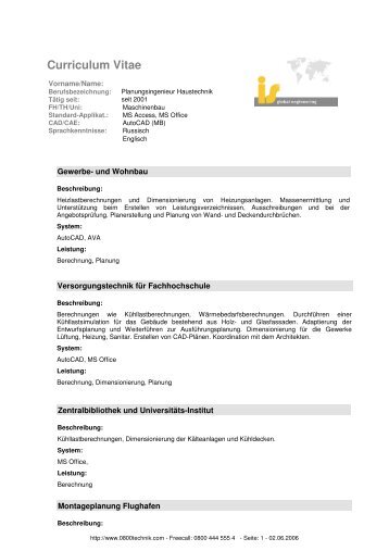 Curriculum Vitae