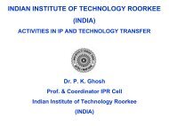 Indian Institute of Technology Roorkee - IP-Unilink