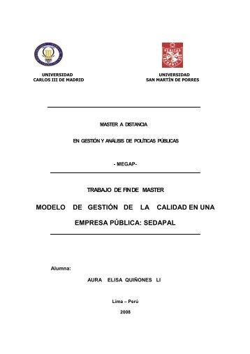 MODELO DE GESTION DE LA CALIDAD - aura quiñones li