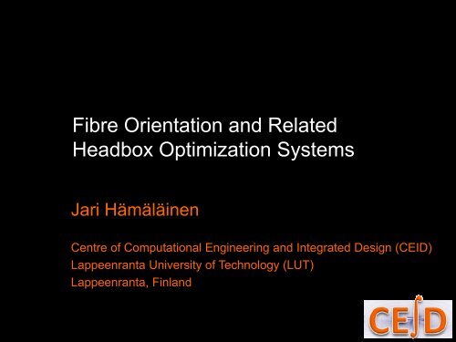 Fibre orientation and related head-box optimization systems