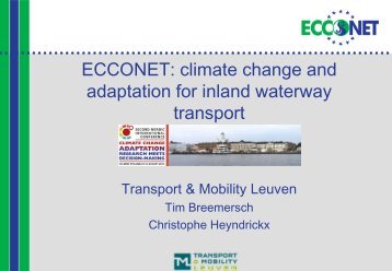 Effects of Climate Change on Inland Waterway Transport Networks