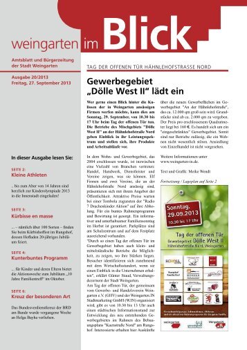 Ausgabe 20/2013 - Weingarten im Blick