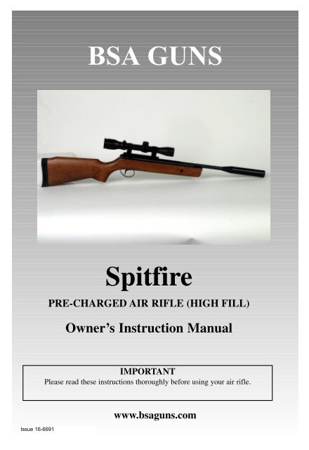 Bsa Guns Spitfire Airguns Of Arizona