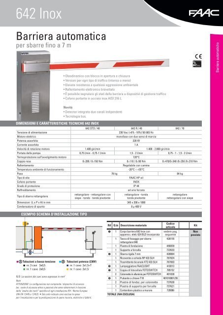 FA - 642 - INOX - Faac