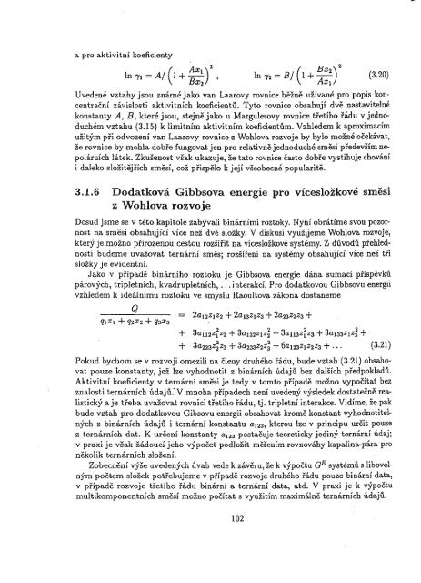 Chemická termodynamika II