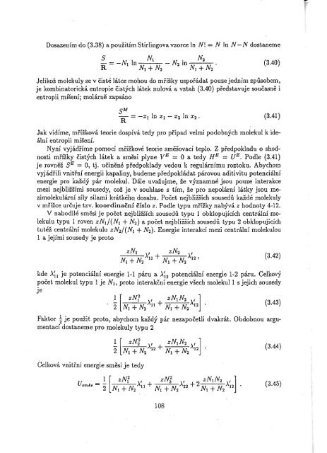 Chemická termodynamika II