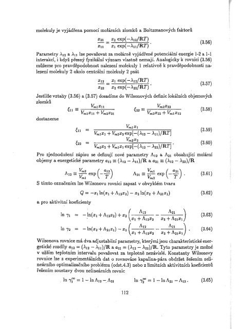 Chemická termodynamika II