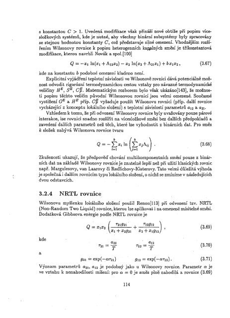 Chemická termodynamika II