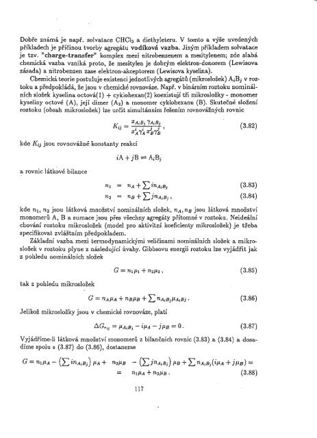 Chemická termodynamika II