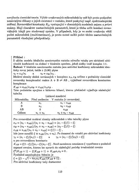 Chemická termodynamika II